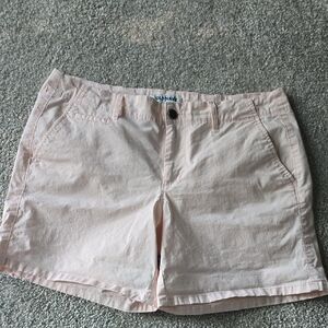 Old Navy Pink Bermuda Shorts Classic Cotton Blend